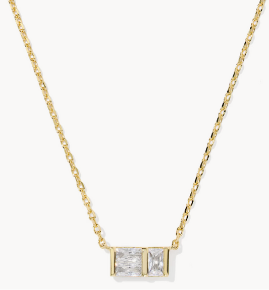 Jamie Gold Short Pendant Necklace