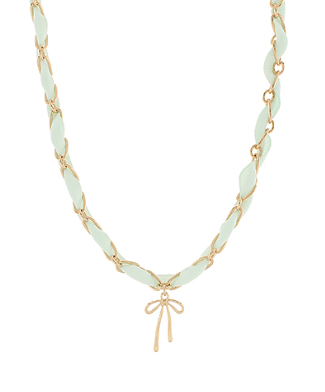 Ribbon Charm Necklace