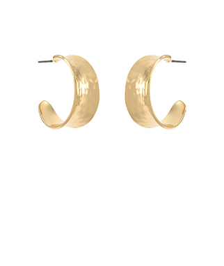 Ripple Hoop Earrings