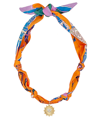 Sunset Scarf Necklace