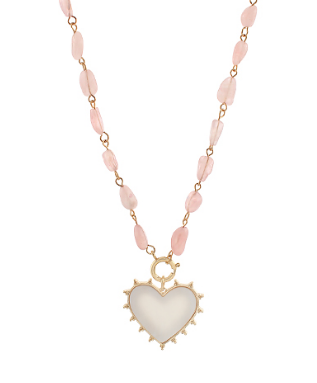 My Heart Pink Necklace