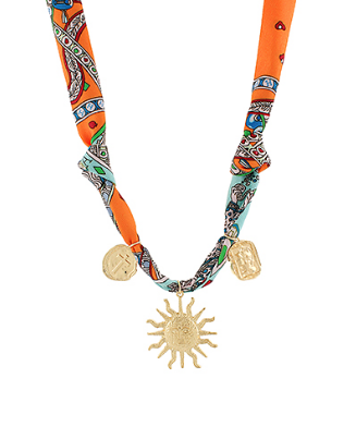 Sunny Days Scarf Necklace