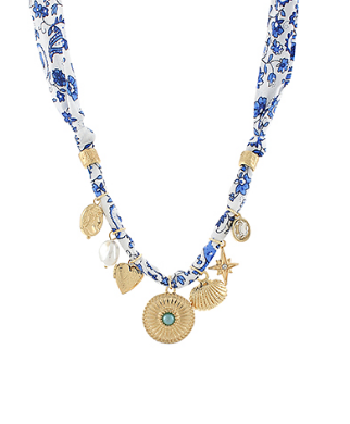 Small Treasure Scarf Necklace