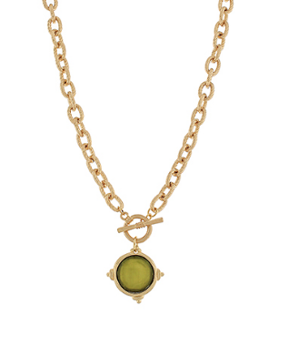 I Could See It Green Necklace