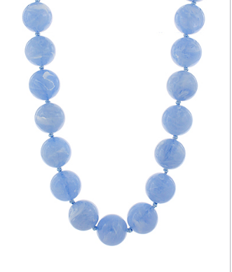 Marble Light Blue Necklace