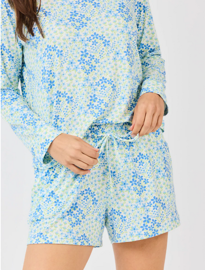 Annie Larkspur Fields Blue Pajama Set