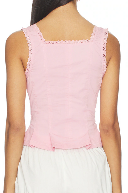Bridgette Pink Nectar Corset Top