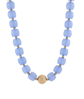 Soft Tides Light Blue Necklace