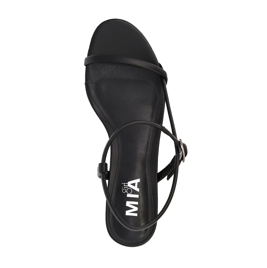 Meleani Black Heel Sandal