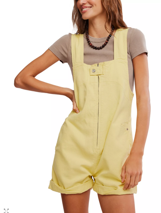 Jude Sicilian Yellow Shortalls