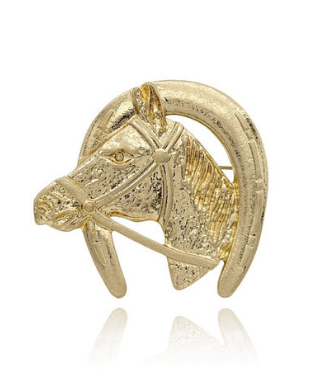 Horse Head Brooch