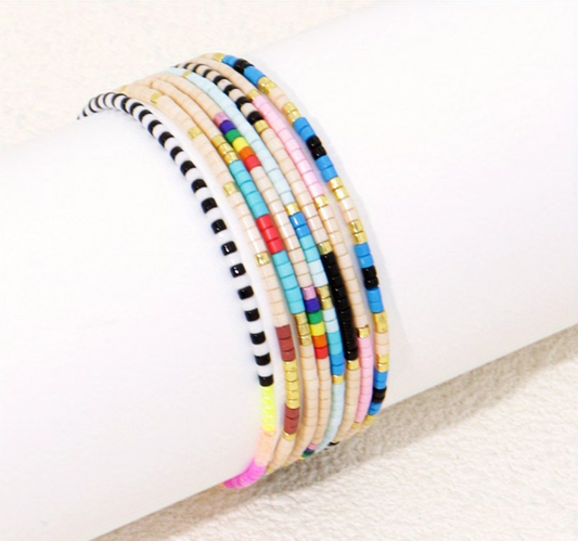 Happy Vibes Multi Bracelet Set