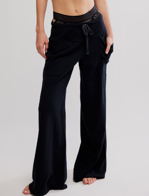Staycation Black Lounge Pants