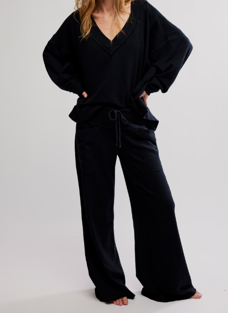 Staycation Black Lounge Pants