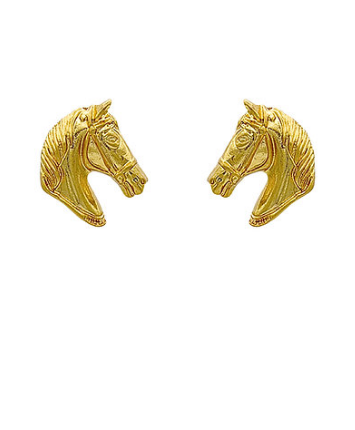 Horse Head Stud Earrings