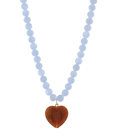 Viviette Blue Necklace