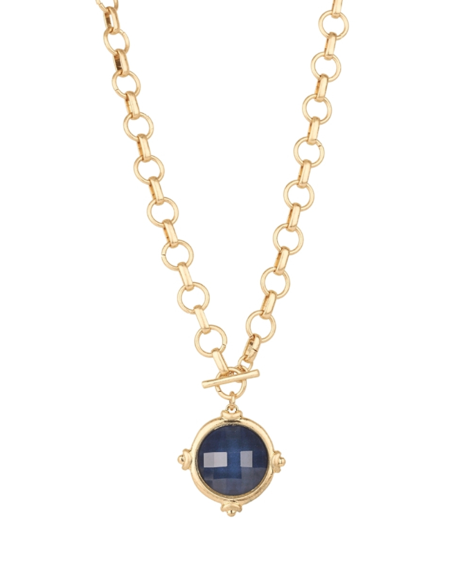 Garden Society Navy Necklace