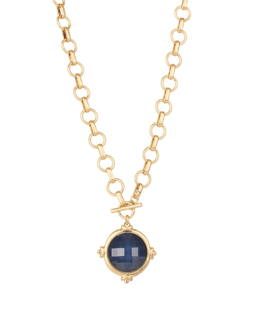 Garden Society Navy Necklace