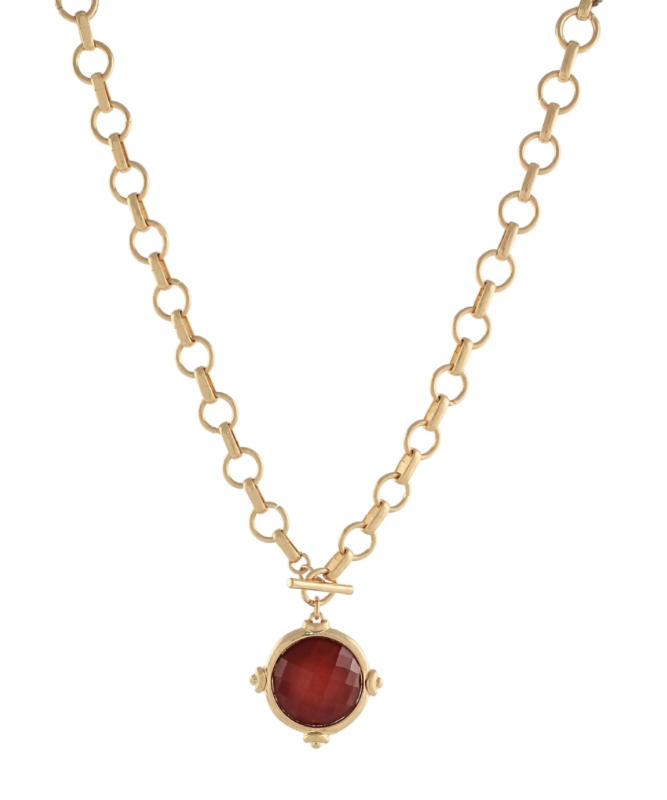 Garden Society Burgundy Necklace