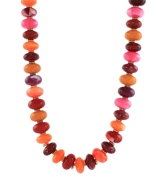 Life of the Party Red Necklace