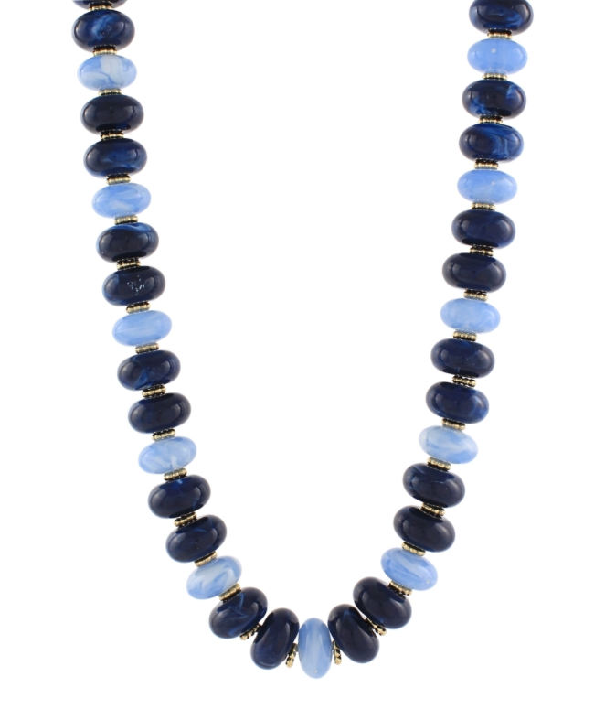 Life of the Party Blue Necklace
