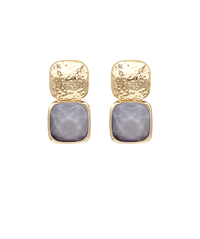 Just So Happens Gold Earrings