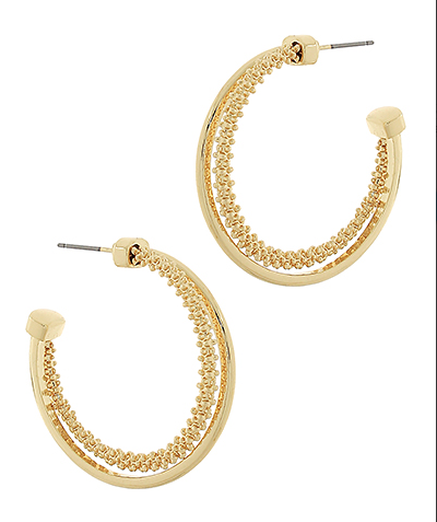Everyday Luxe Gold Hoops