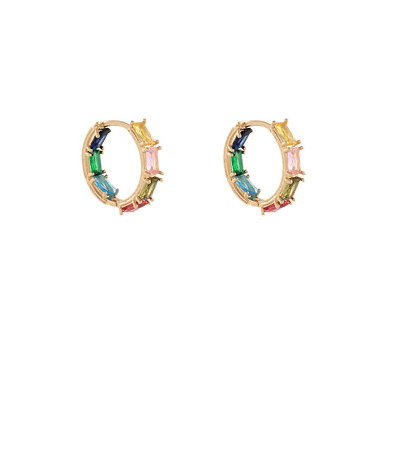 Too Much Time Multicolor Hoops