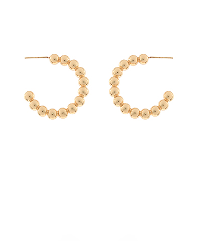 Charm School Gold Hoops