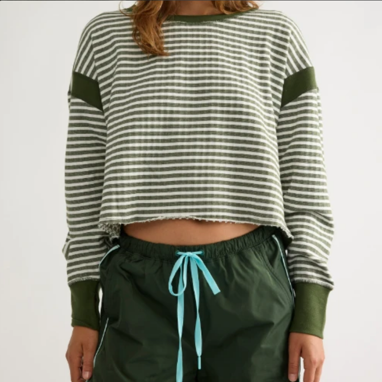 My Time Textured Layer Ivy Top