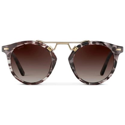 Skyler Beige Tortoise / Brown Lens Polarized Sunglasses