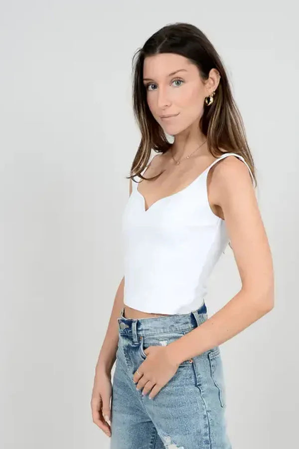 Imane White Top