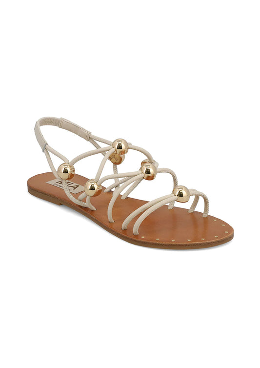 Teagen Bone Flat Sandal