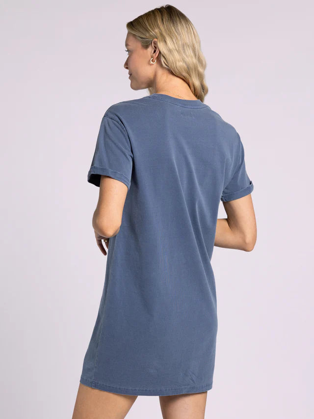 Kick Back Vintage Indigo Dress
