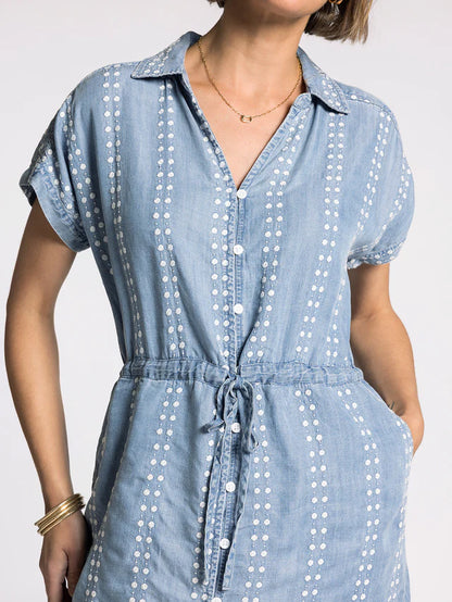 Natalia Daisy Stripe Dress