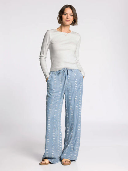Natalia Daisy Stripe Pants