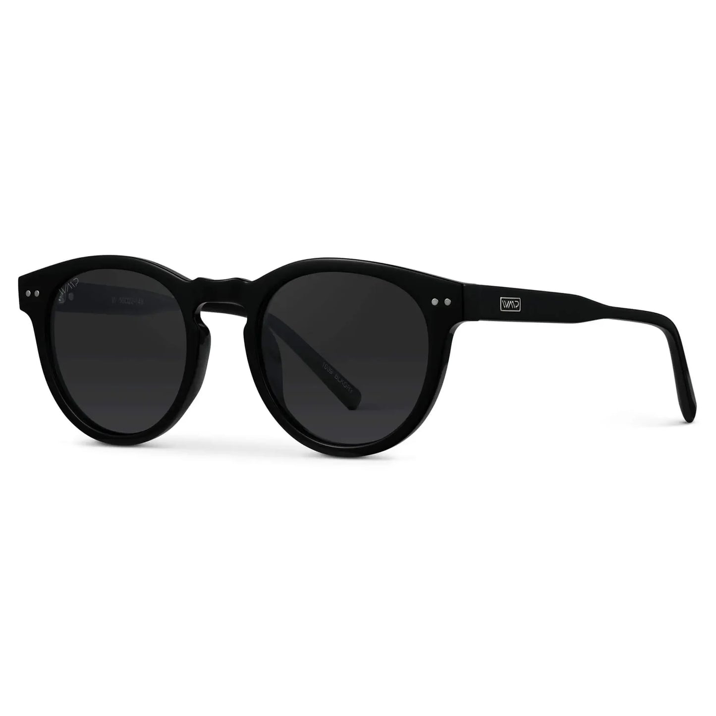 Tate Black Frame / Black Lens Polarized Sunglasses