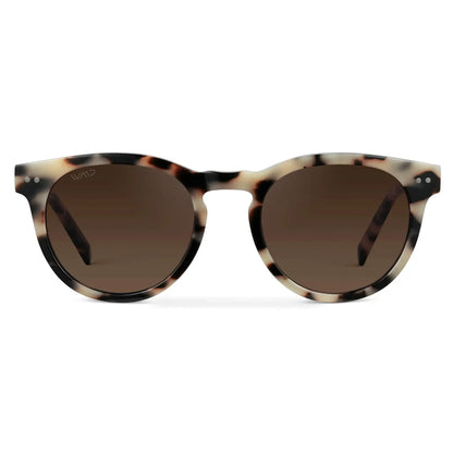Tate Beige Tortoise / Brown Gradient Lens Polarized Sunglasses