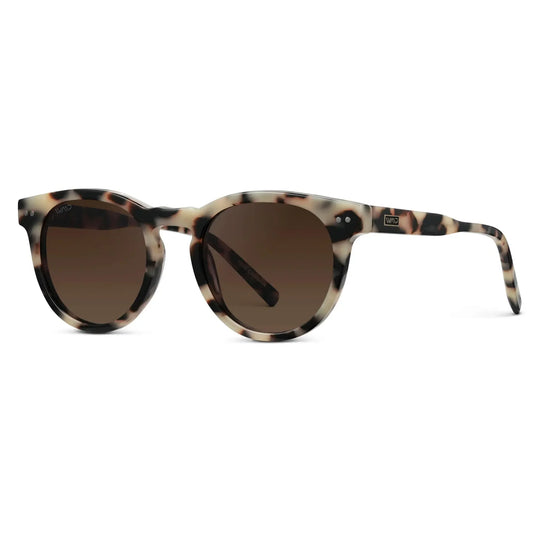 Tate Beige Tortoise / Brown Gradient Lens Polarized Sunglasses