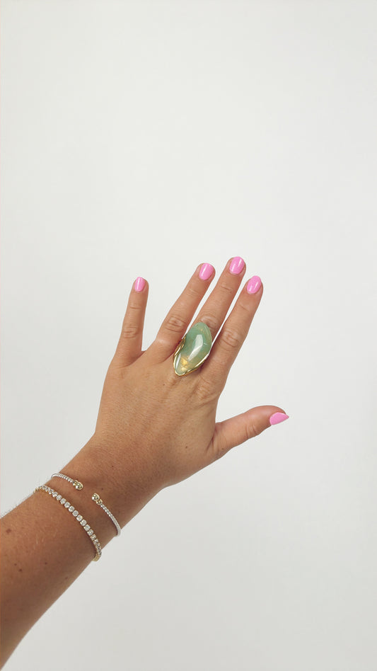 Green Whole Mood Ring