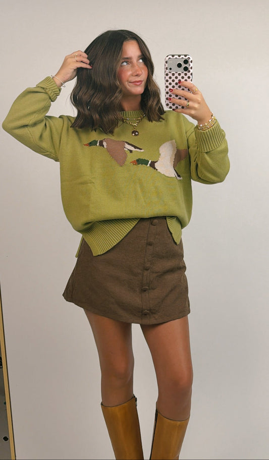 Flying Ducks Sweater
