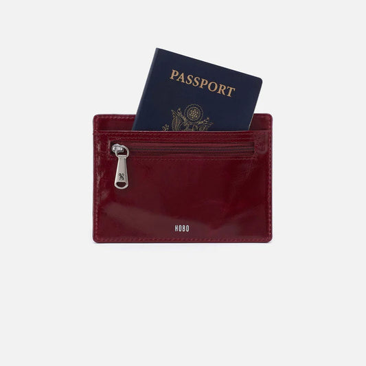 Euro Slide Saddleberry Card Case Wallet