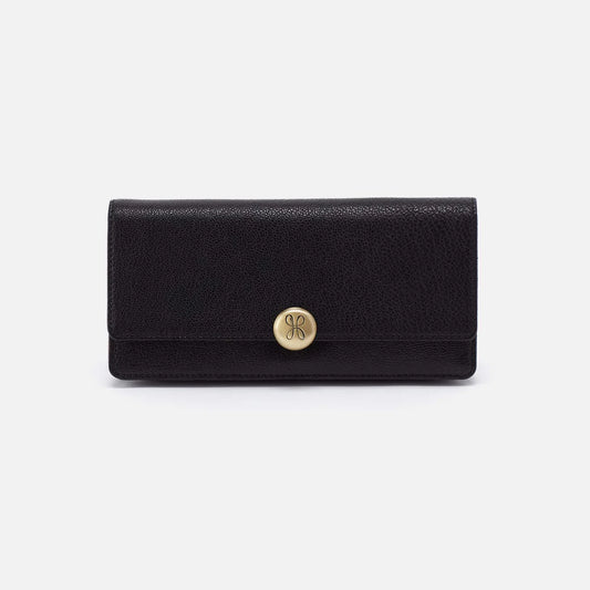 Hutton Black Large Wallet