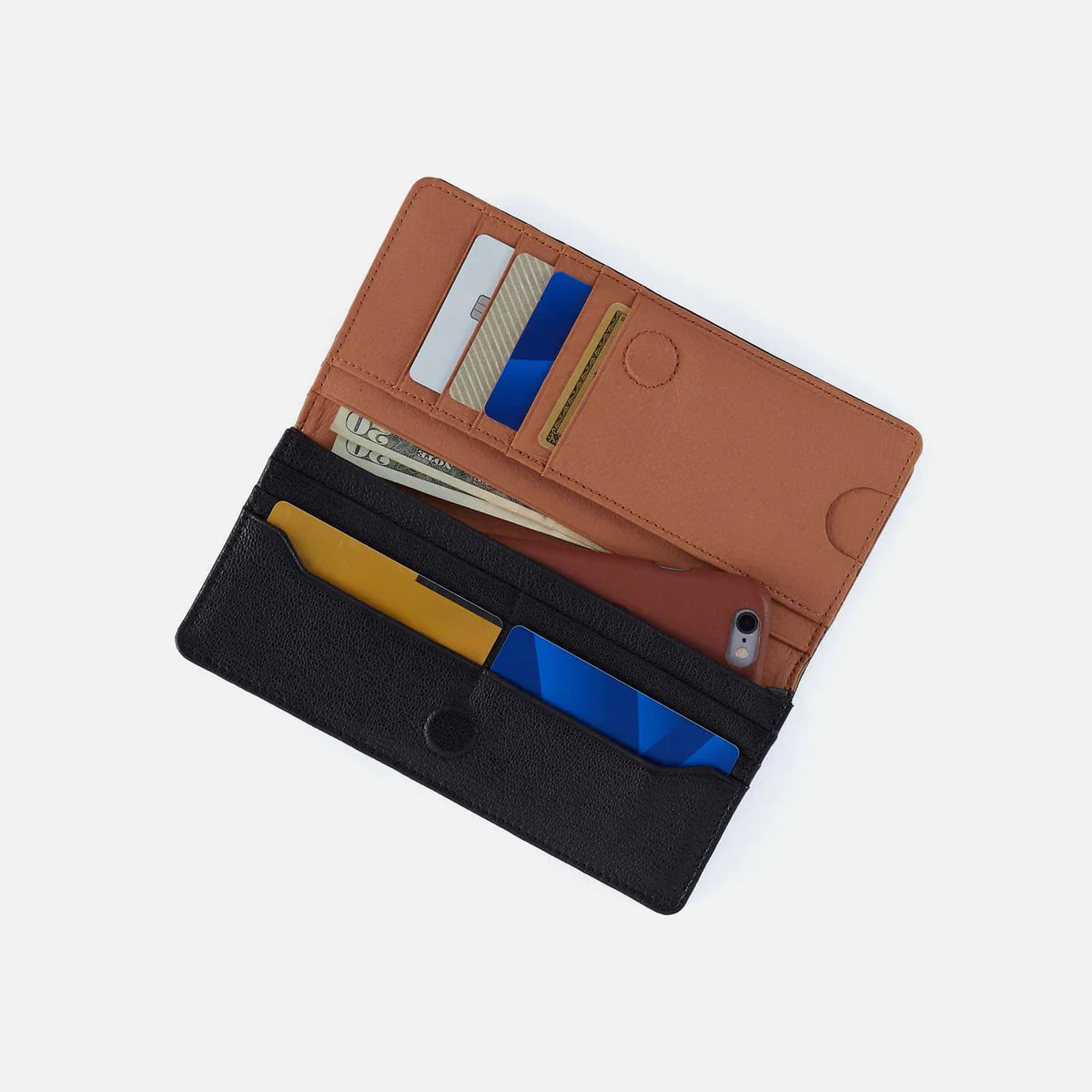Hutton Black Large Wallet