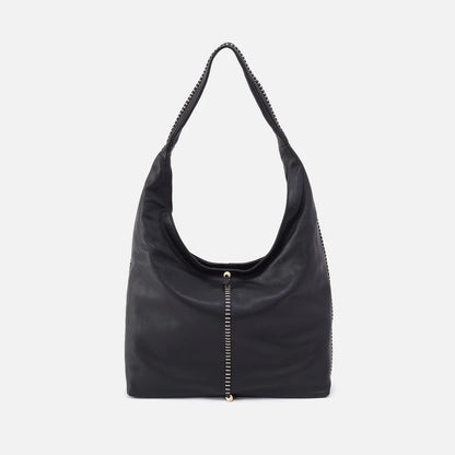 La Jolla Hobo Black Shoulder Bag