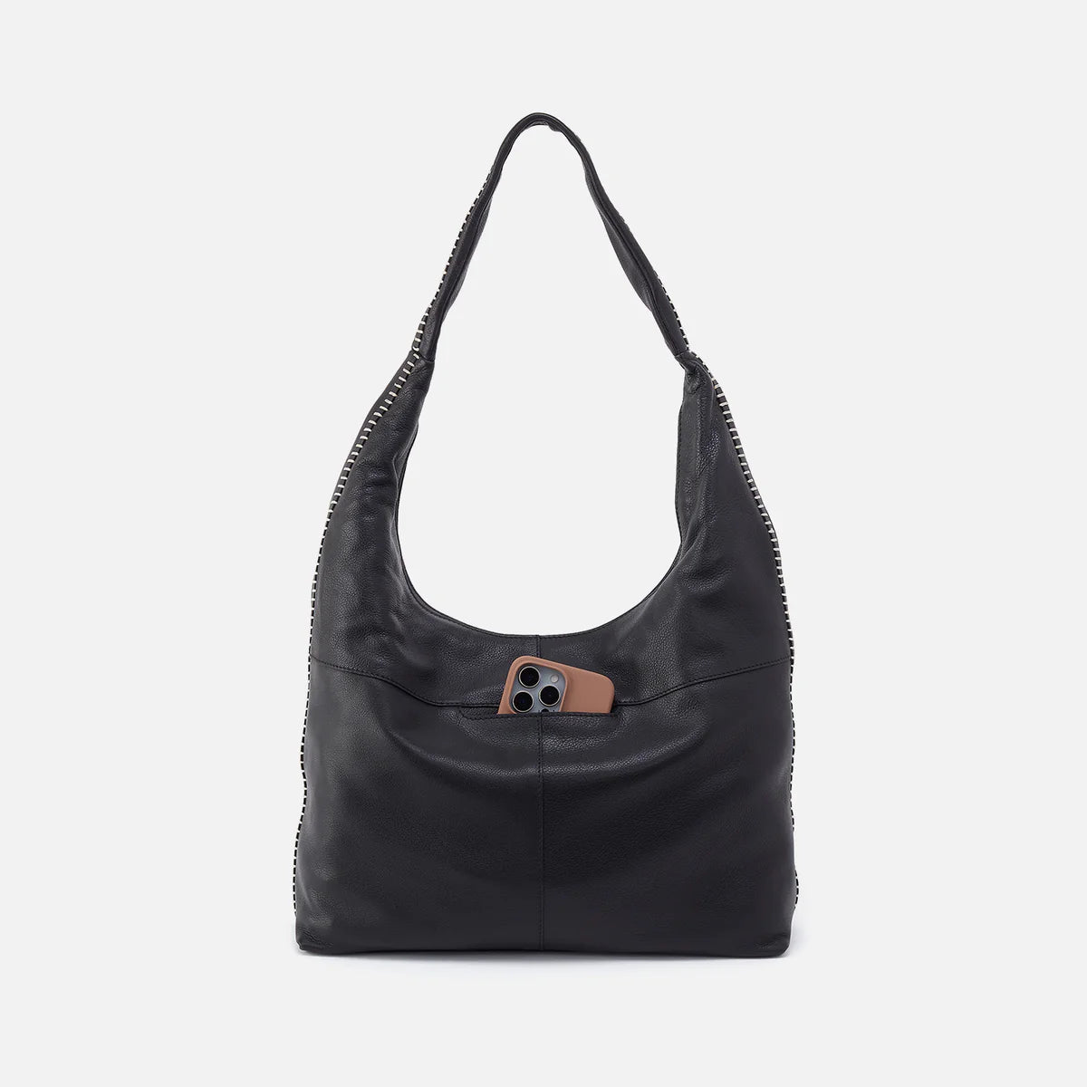La Jolla Hobo Black Shoulder Bag
