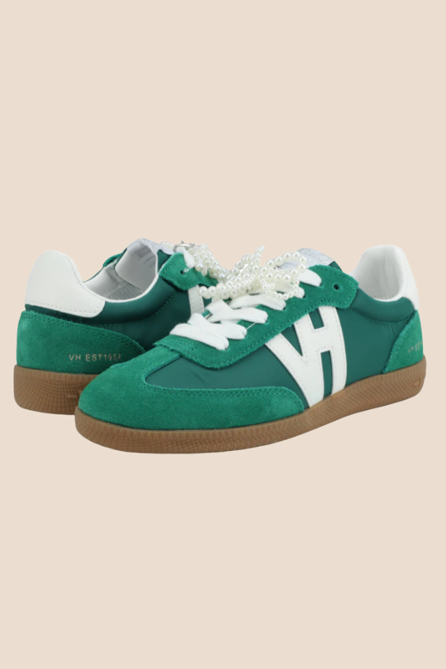 Nadia White Green Sneaker