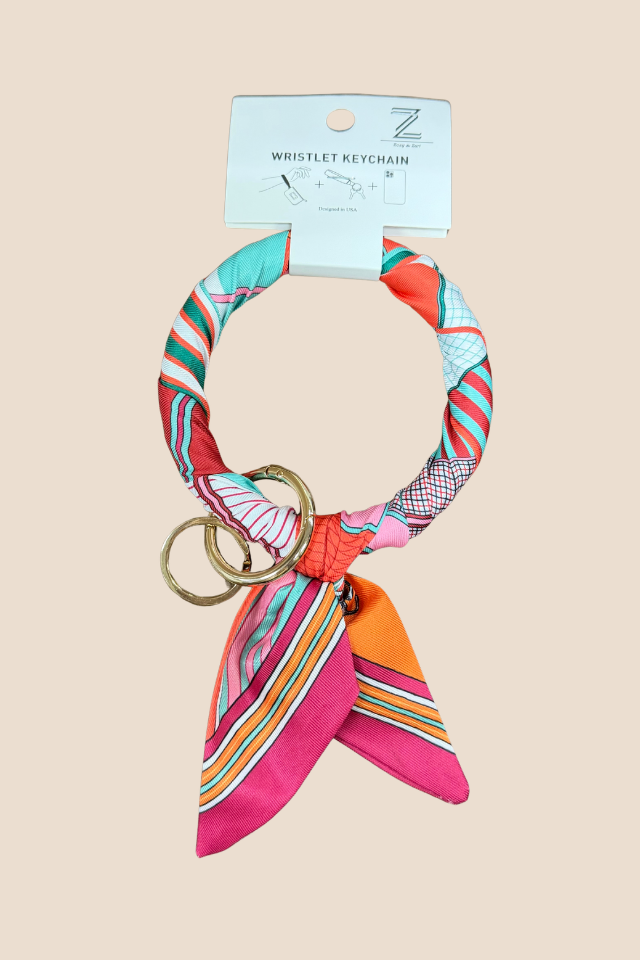Perfectly Presented Scarf Keychain