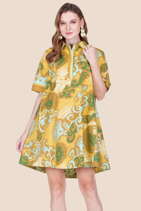 The Sundaze Scroll Dress