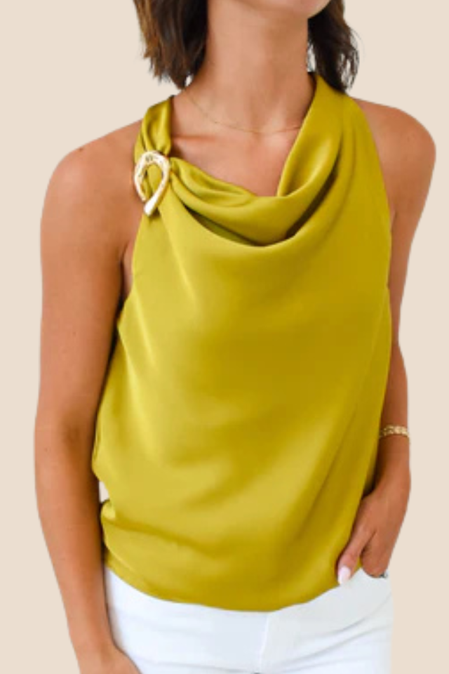 Gilded Glamour Top